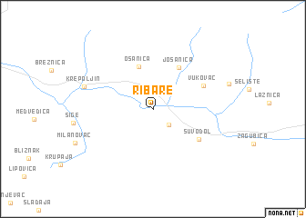 map of Ribare