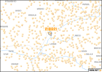 map of Ribari