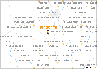 map of Ribaseca