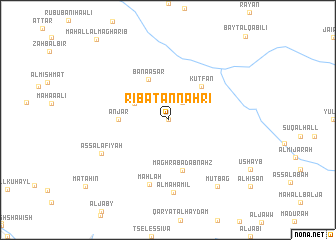 map of Ribāţ an Nahrī