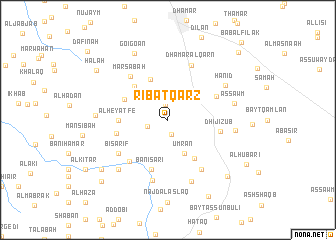 map of Ribāţ Qarz