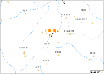 map of Ribàué