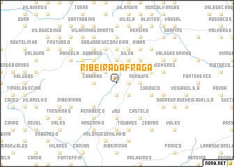 map of Ribeira da Fraga