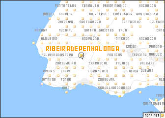 map of Ribeira de Penha Longa