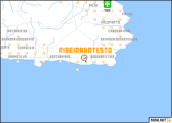 map of Ribeira do Testo