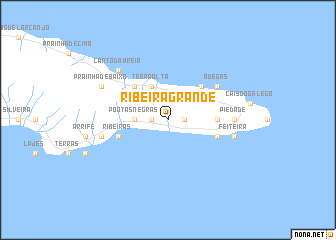 map of Ribeira Grande