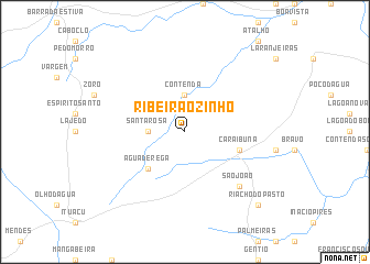 map of Ribeirãozinho
