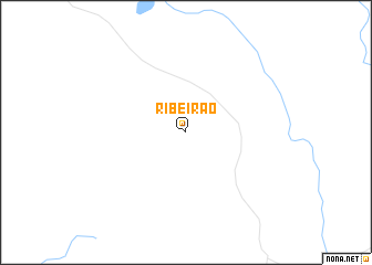 map of Ribeirão