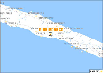 map of Ribeira Seca