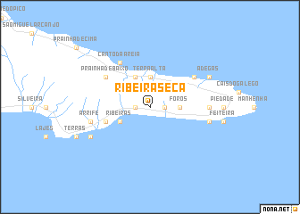 map of Ribeira Seca