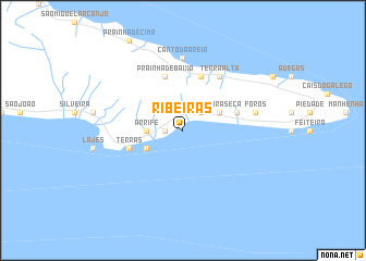 map of Ribeiras