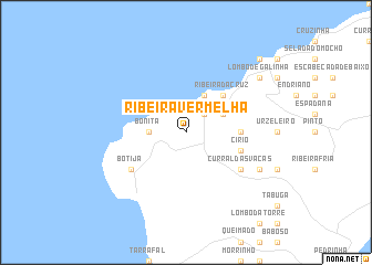 map of Ribeira Vermelha