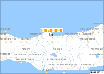 map of Ribeirinha