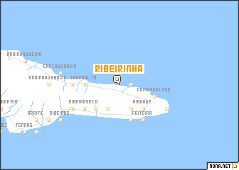 map of Ribeirinha