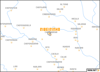 map of Ribeirinha