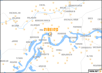 map of Ribeiro