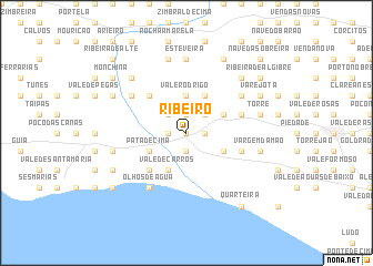 map of Ribeiro