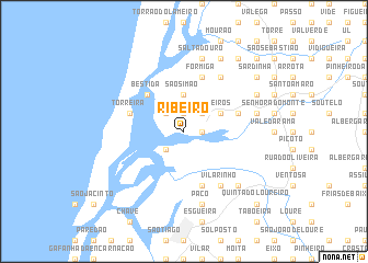 map of Ribeiro