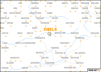 map of Ribela