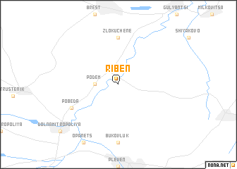 map of Riben
