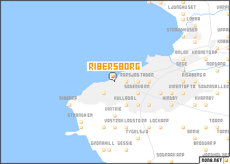 map of Ribersborg