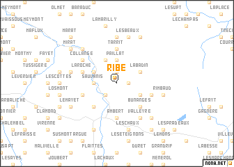 map of Ribe