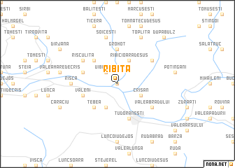 map of Ribiţa