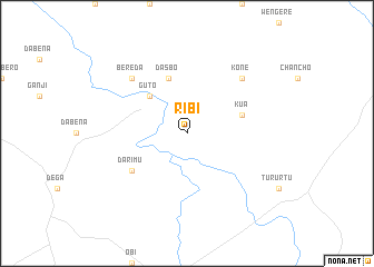 map of Ribī