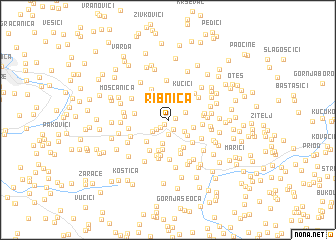 map of Ribnica