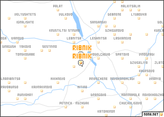 map of Ribnik