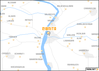 map of Rîbniţa