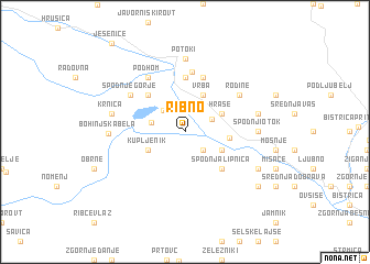 map of Ribno