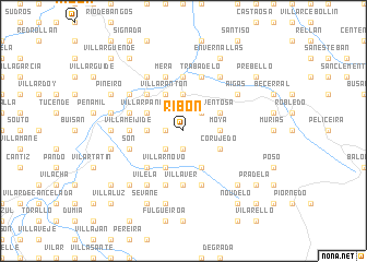 map of Ribón