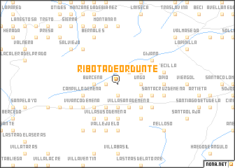 map of Ribota de Ordunte