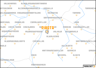 map of Ribota