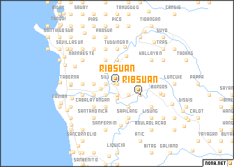 map of Ribsuan