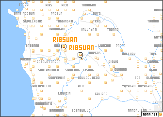 map of Ribsuan