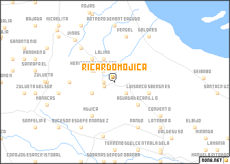 map of Ricardo Mojica