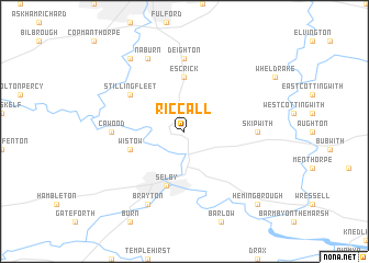 map of Riccall