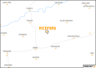 map of Riceford
