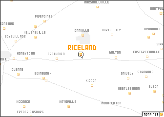 map of Riceland