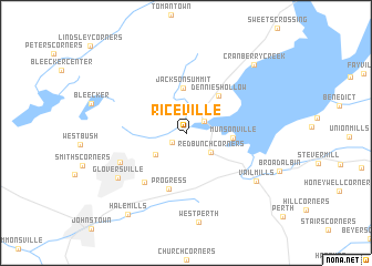 map of Riceville