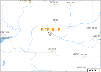 map of Riceville