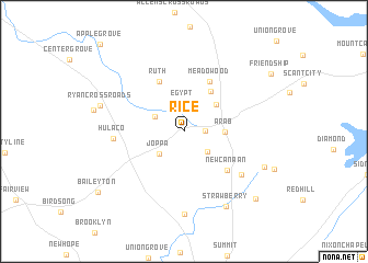 map of Rice