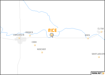 map of Rice