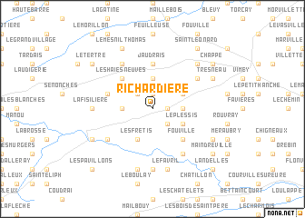 map of Richardière