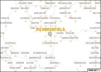 map of Richardsfield