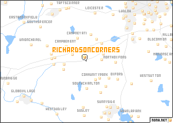 map of Richardson Corners