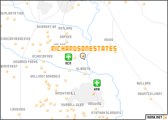 map of Richardson Estates