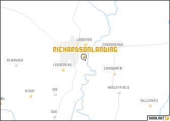 map of Richardson Landing